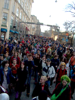 RTC-kulkue saapuu Espalle