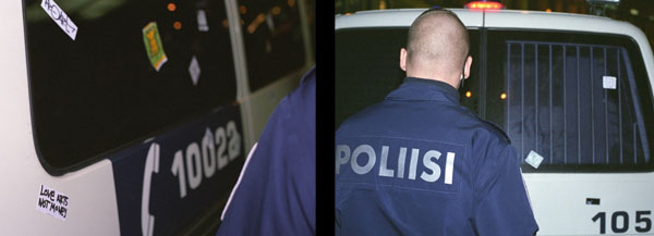 Jepariaatti saa osansa tarroista