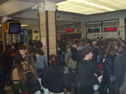 steissillä venailua