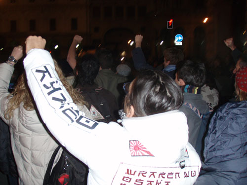 saapuminen piazzalle