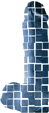 Fragmentoitunut dildo