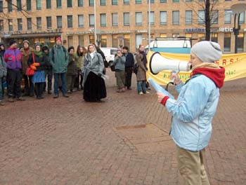 Kuva mielenosoituksesta