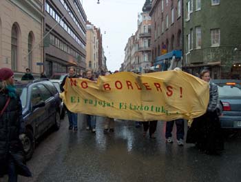 Kuva mielenosoituksesta